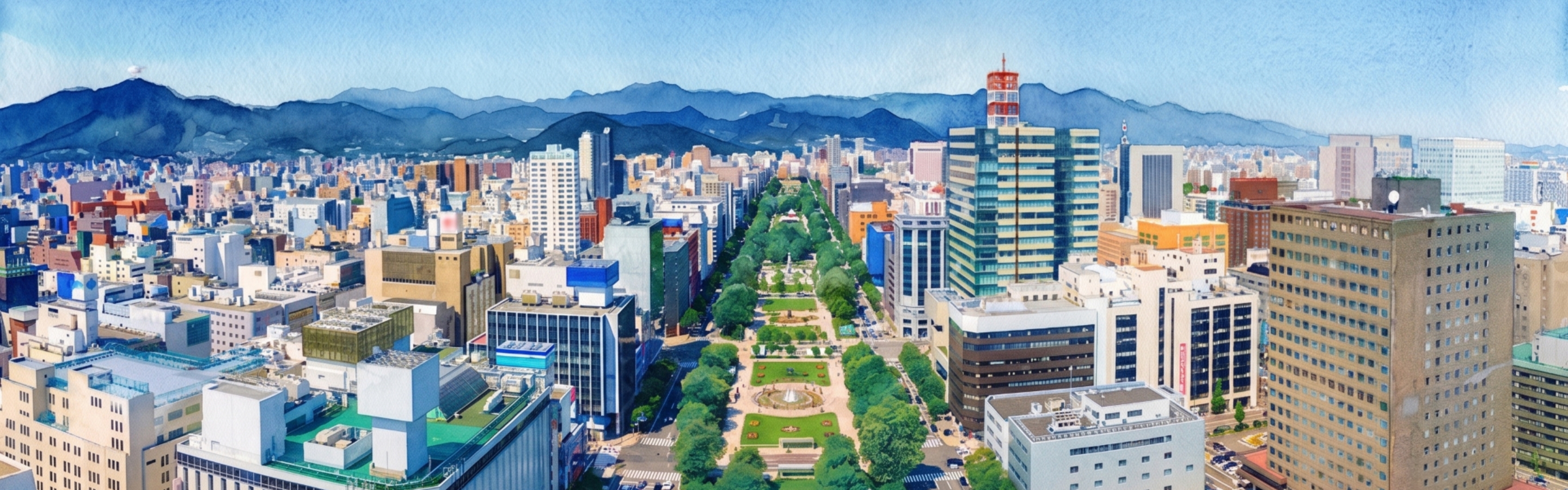 札幌の街並み