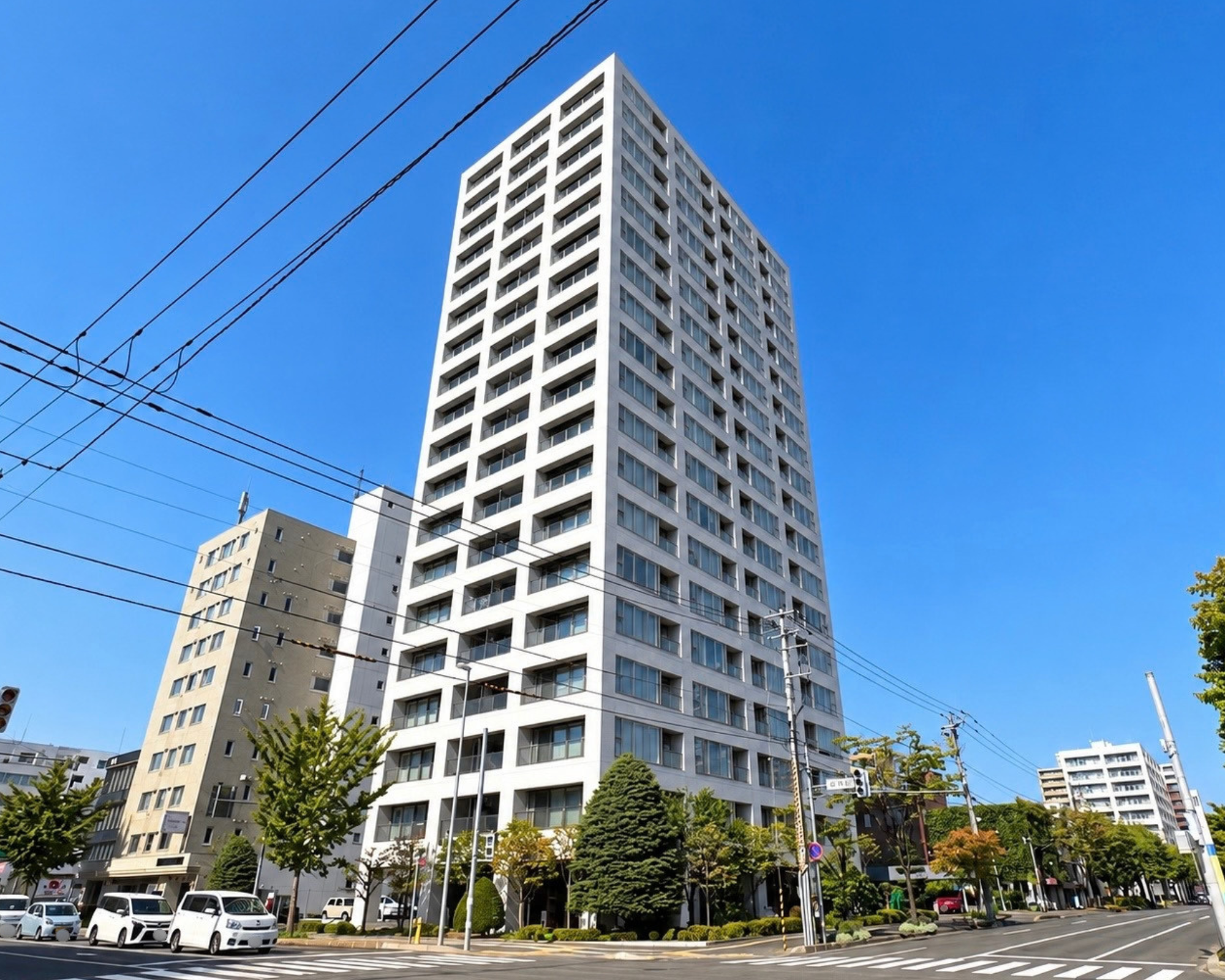ブリリアタワー近代美術館前